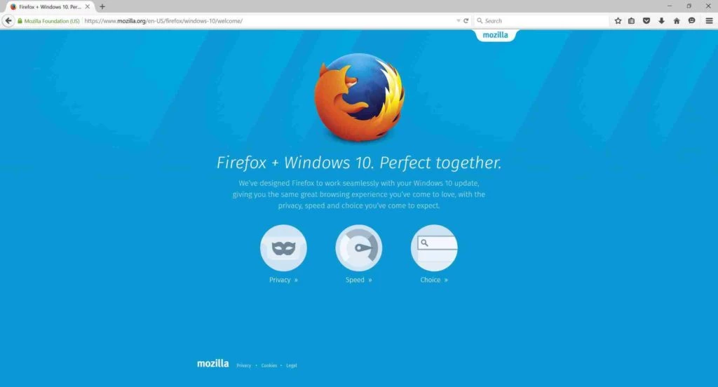 Mozilla Firefox — skærmbillede 4