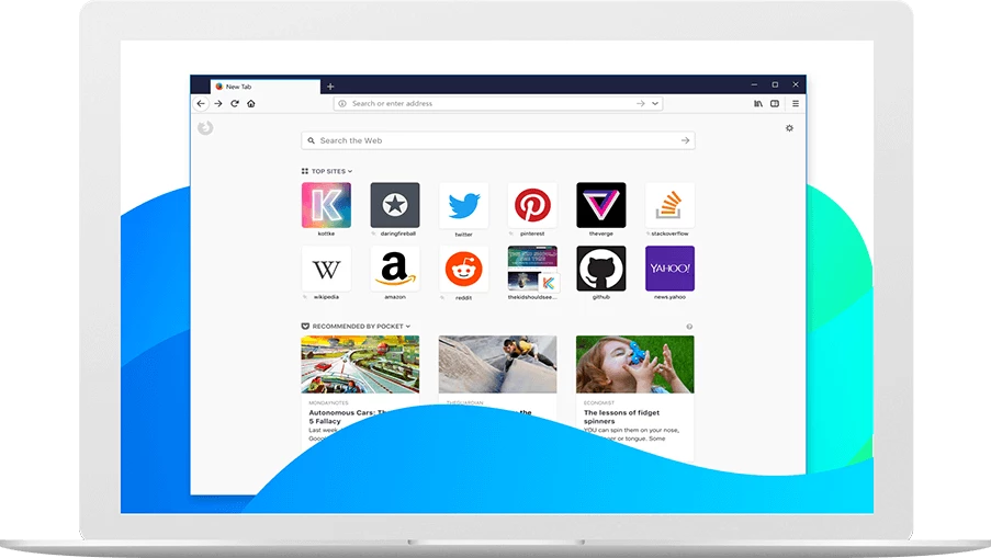 Mozilla Firefox — skærmbillede 5